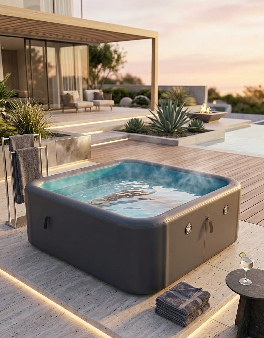 Jacuzzi 2,4m x 2,4m x 1m